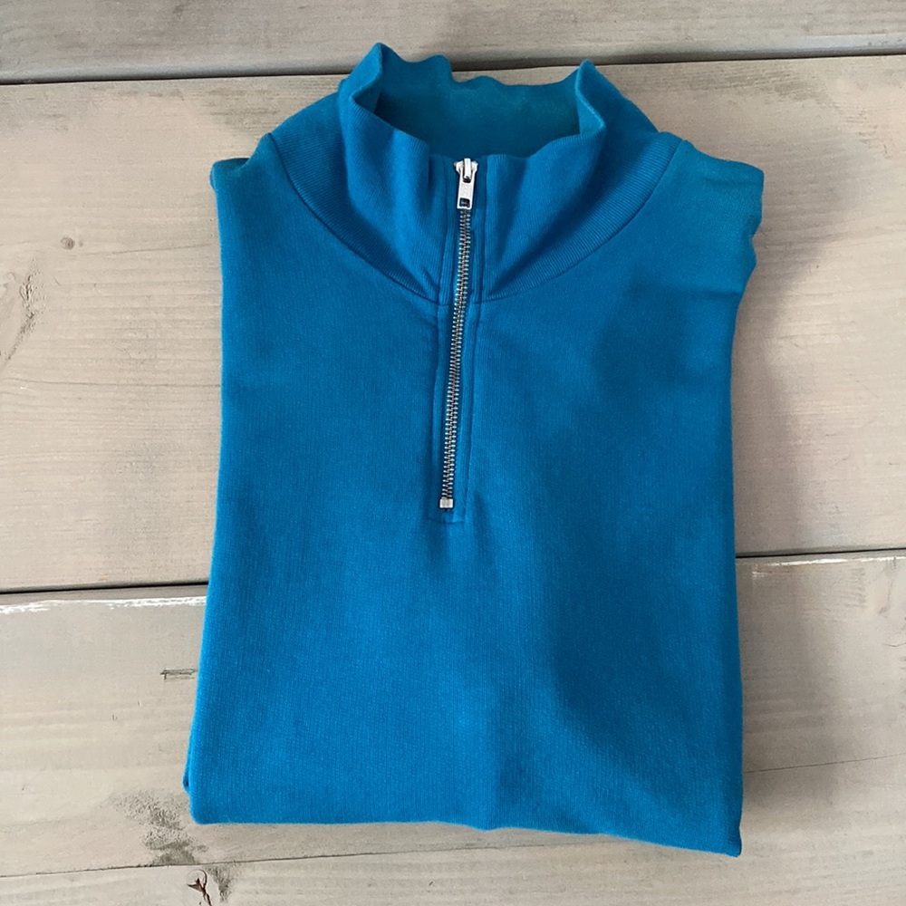 1/4 Zip Pullover - Blue